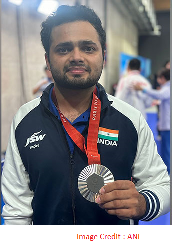 Paralympics 2024 Manish Narwal wins Silver Medal in Air Pistol At Paris