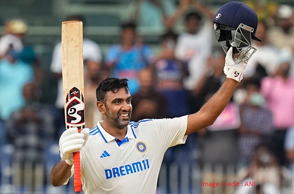 Ravichandran Ashwin century 102* and Jadeja 86* runs in test Ind vs Ban Day1 2024